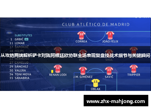 从攻防两端解析萨卡对阵阿根廷欧协联全场表现复盘技战术细节与关键瞬间 从攻防两端解析萨卡对阵阿根廷欧协联全场表现复盘技战术细节与关键瞬间